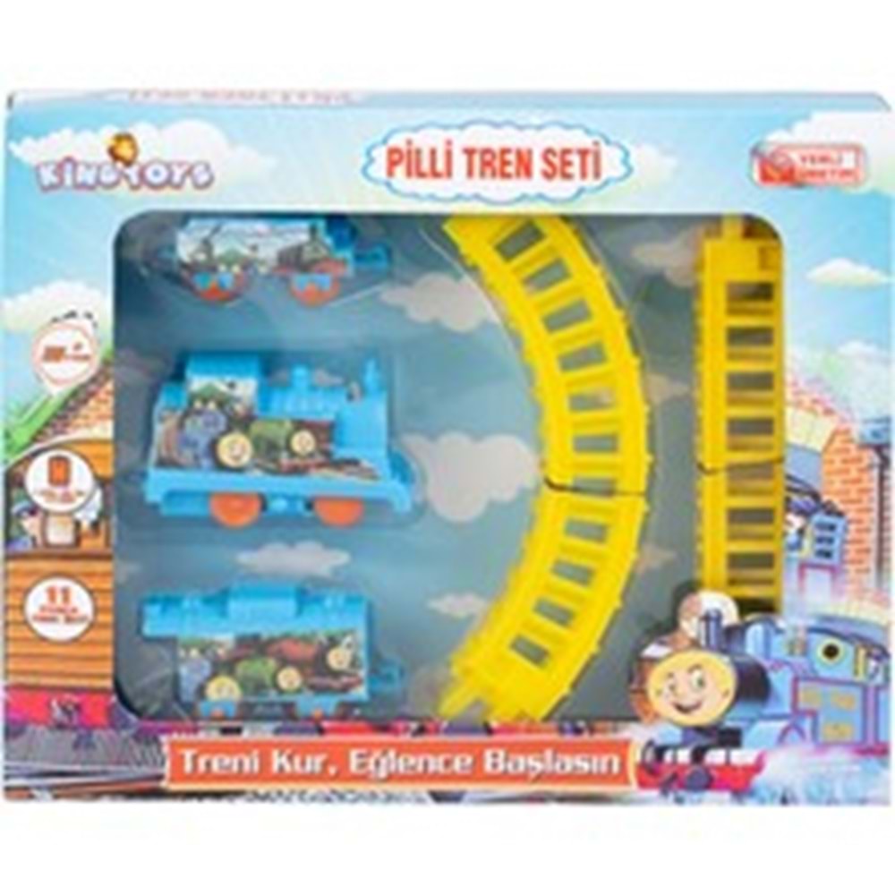 ONYIL TOYS 48 PARÇA YAPBOZ KUTULU TREN SETİ