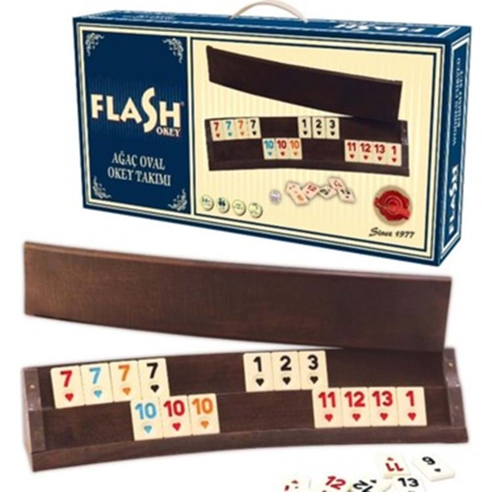 STAR FLASH AHŞAP OKEY TAKIMI