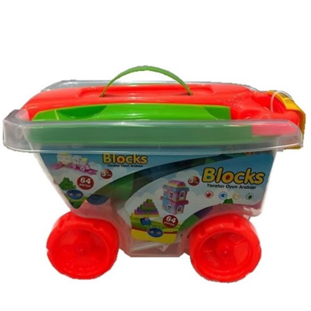ONYIL TOYS 64 PRÇ EĞİTİCİ OYUN ARABALI LEGO