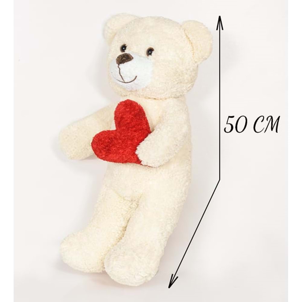 BİGZOO 50 CM KALPLİ AYICIK