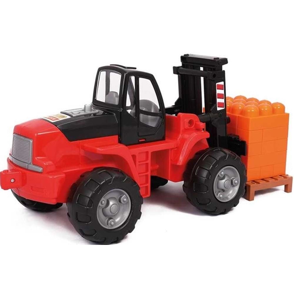 Polesie Paletli Forklift 30 Tasarım Parçalı Supermix Kutuda