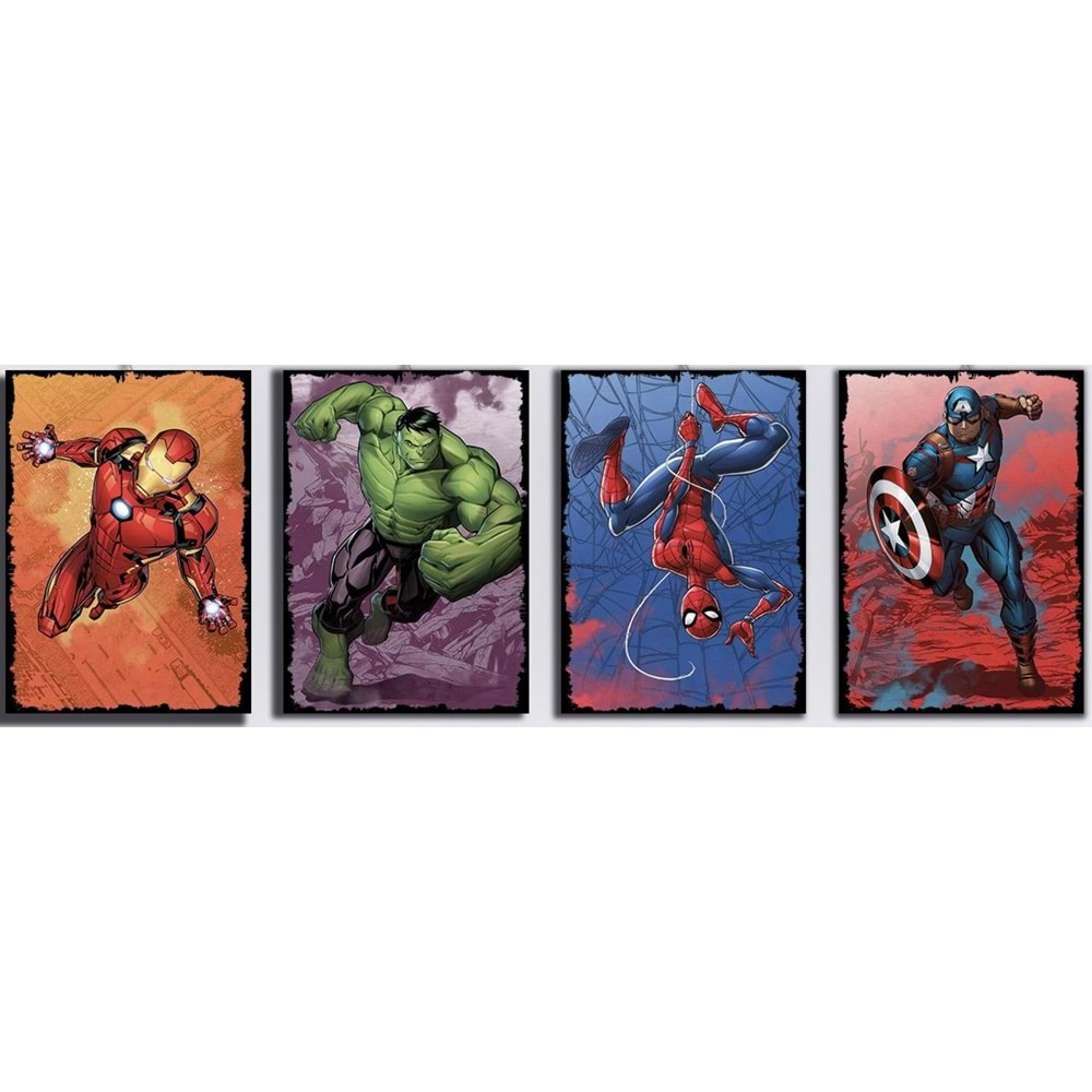 KILIÇ TOYS BUYUK PVC 4 ASORTIK KAHRAMANLAR