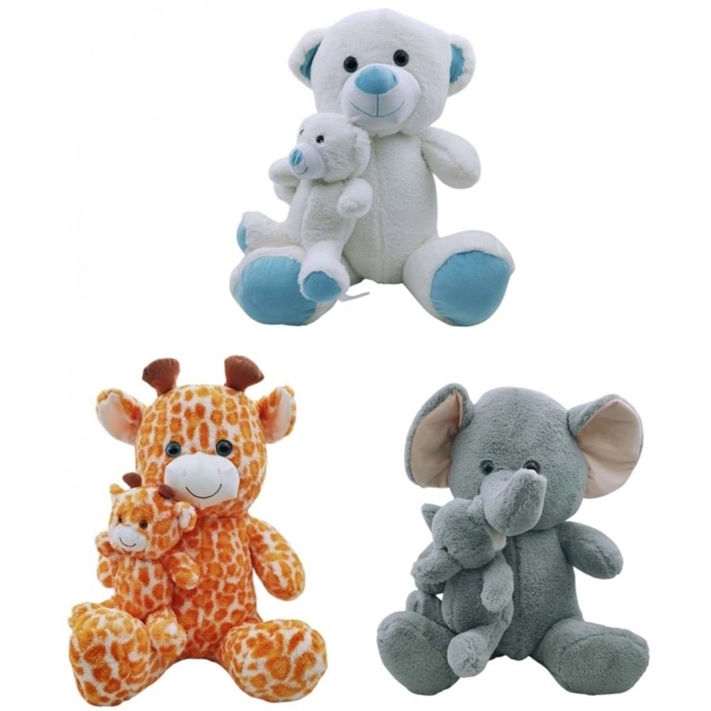 OTURAKÇI 60 CM YAVRULU PELUŞ SERİSİ(6)