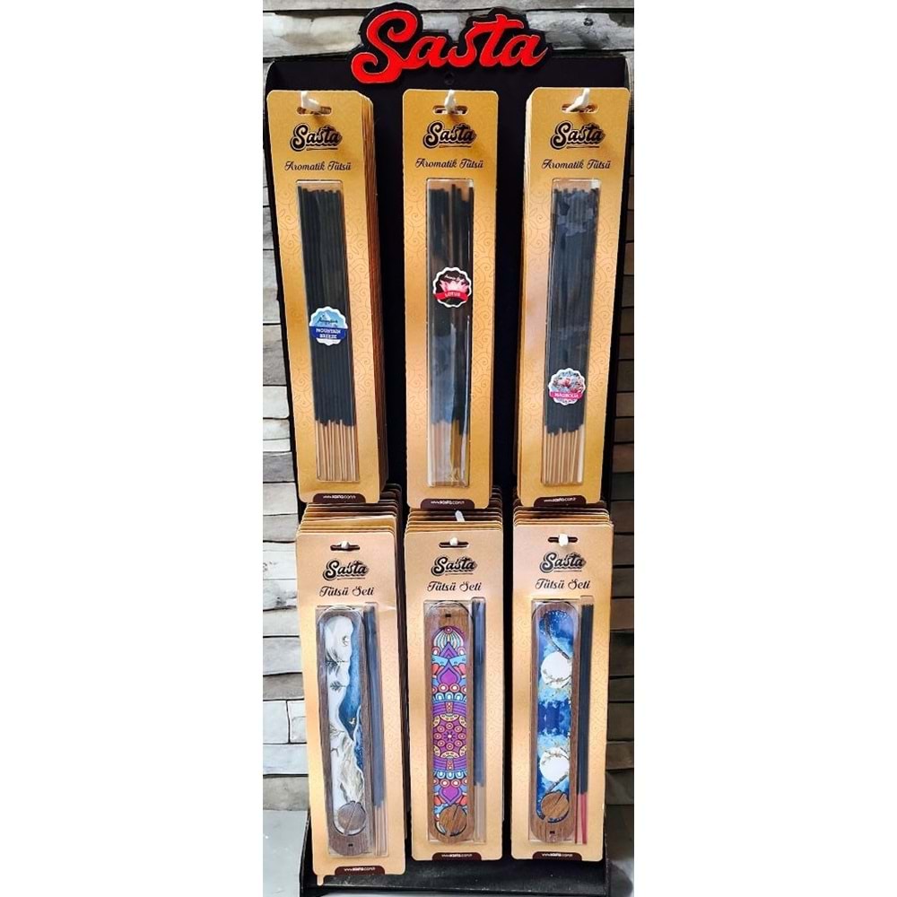 SASTA TÜTSÜ SETİ STANDI 72 Lİ*1
