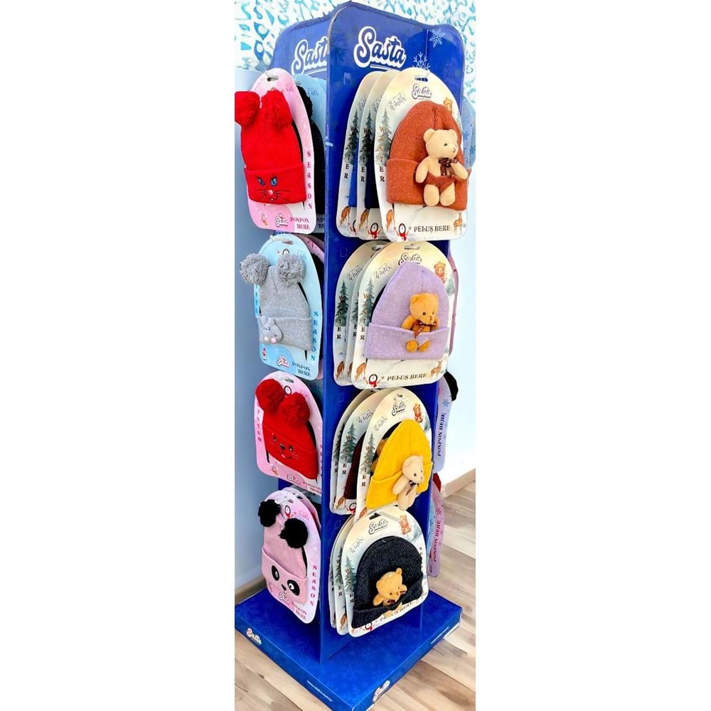 SASTA PELUŞ AYICIKLI BERE STANDI 160*1