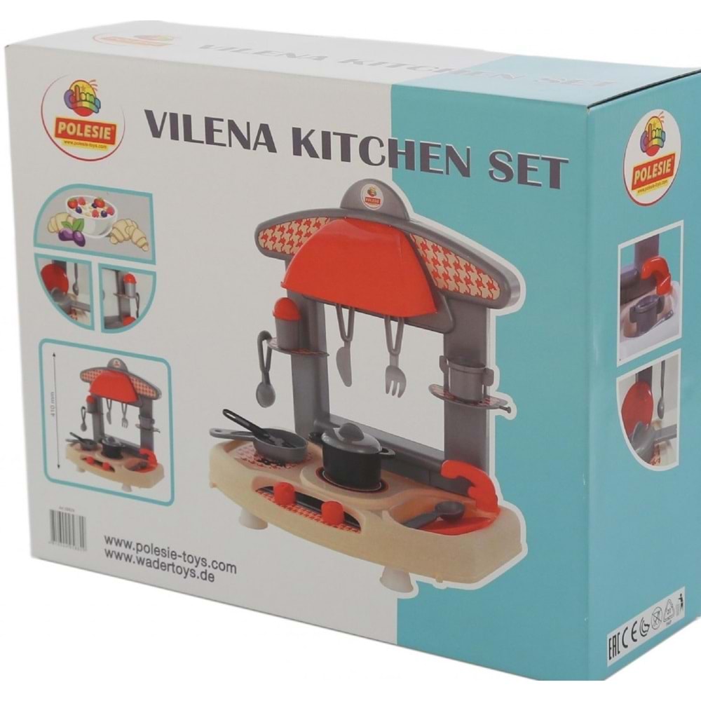 Polesie Mini Masa Üstü Mutfak Takımı Vilena Kutuda