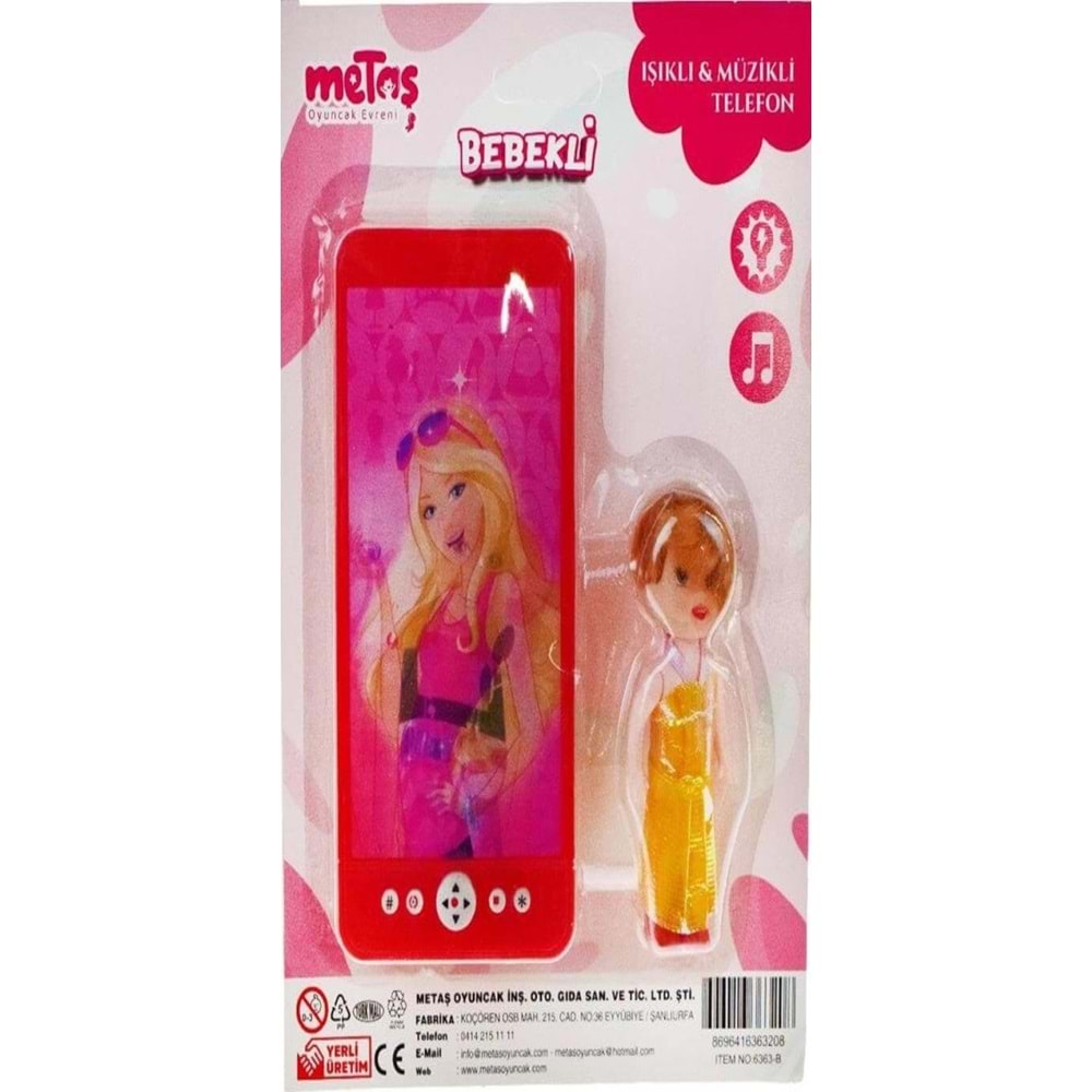 METAŞ VAKUMLU BEBEKLİ TELEFON X 144