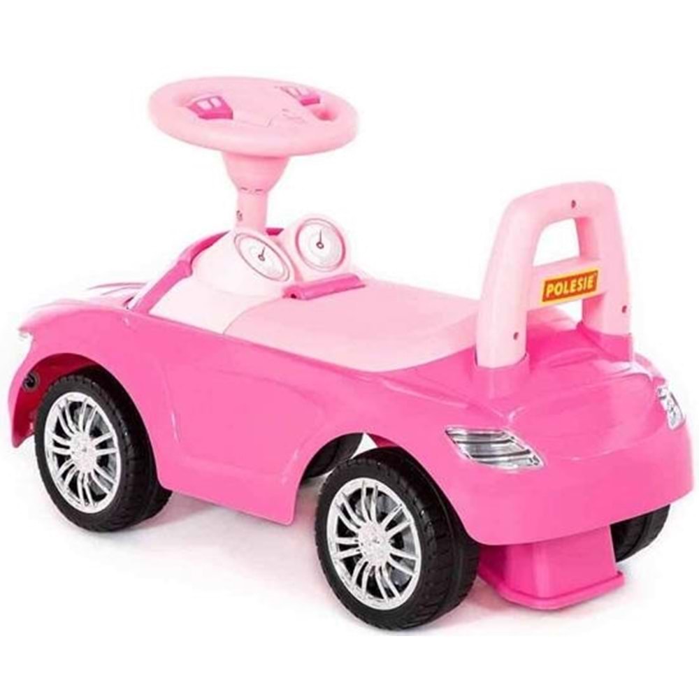 Polesie Supercar Sürümeli Araba No:1 Ses Sinyali İle Pembe