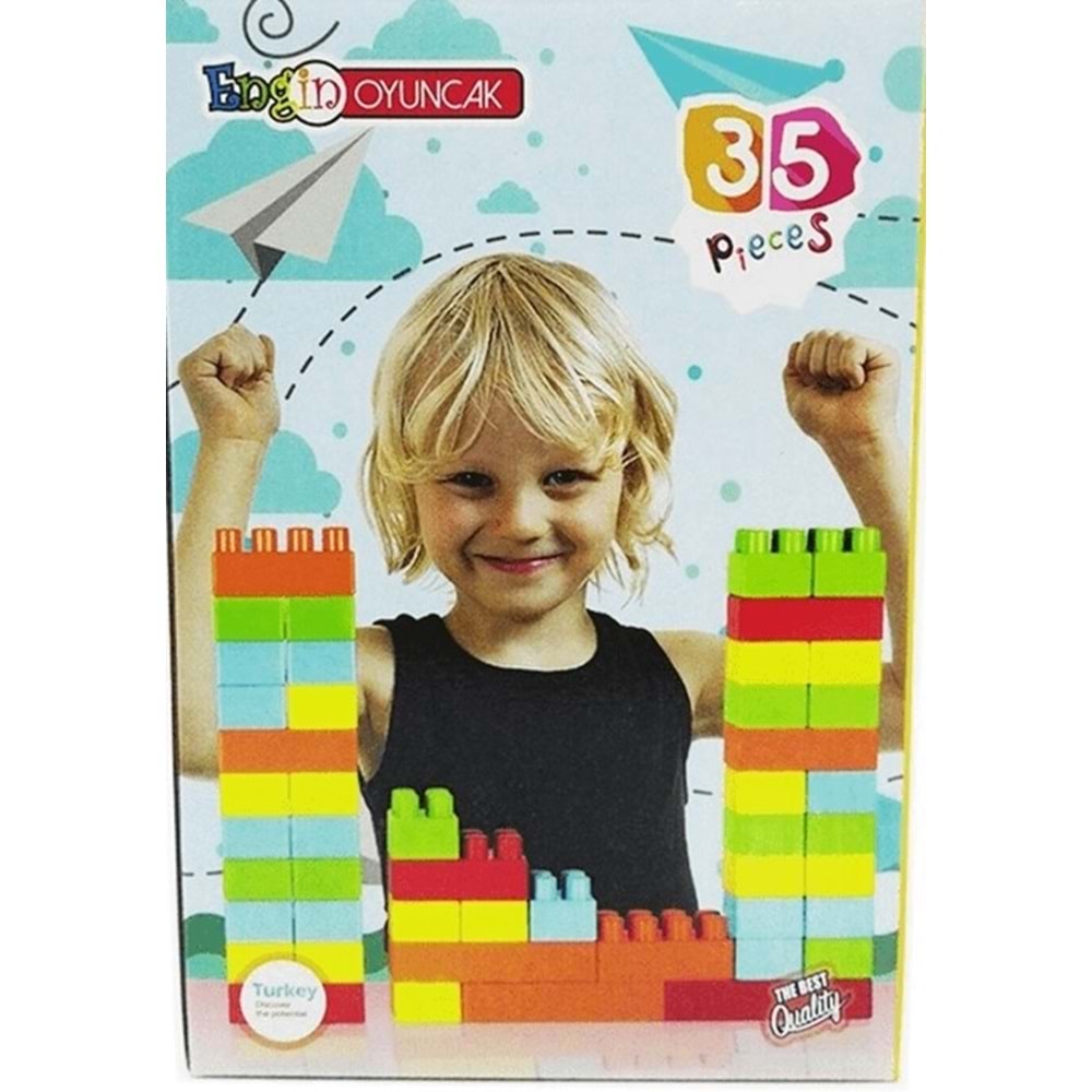 ENGİN 35 PARÇA KARTON LEGO
