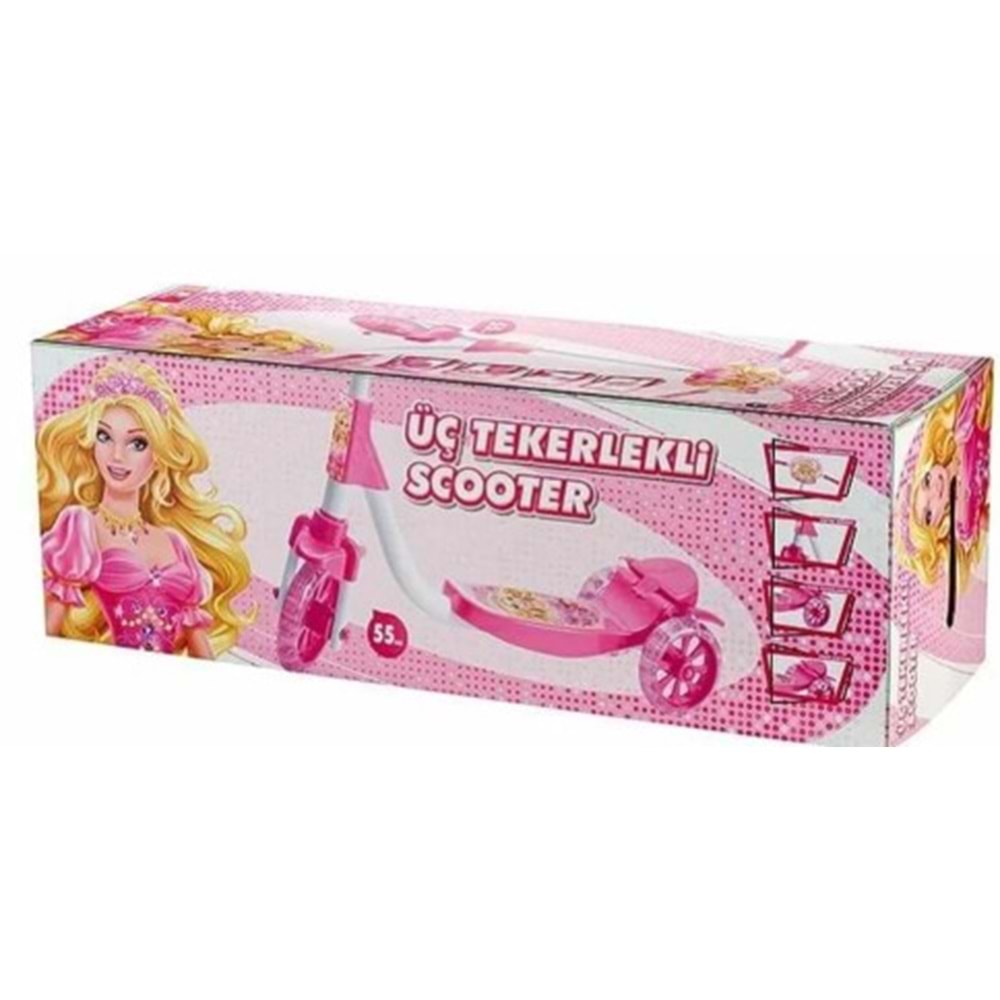 BEREN SCOOTER PEMBE KIZ 8 Lİ