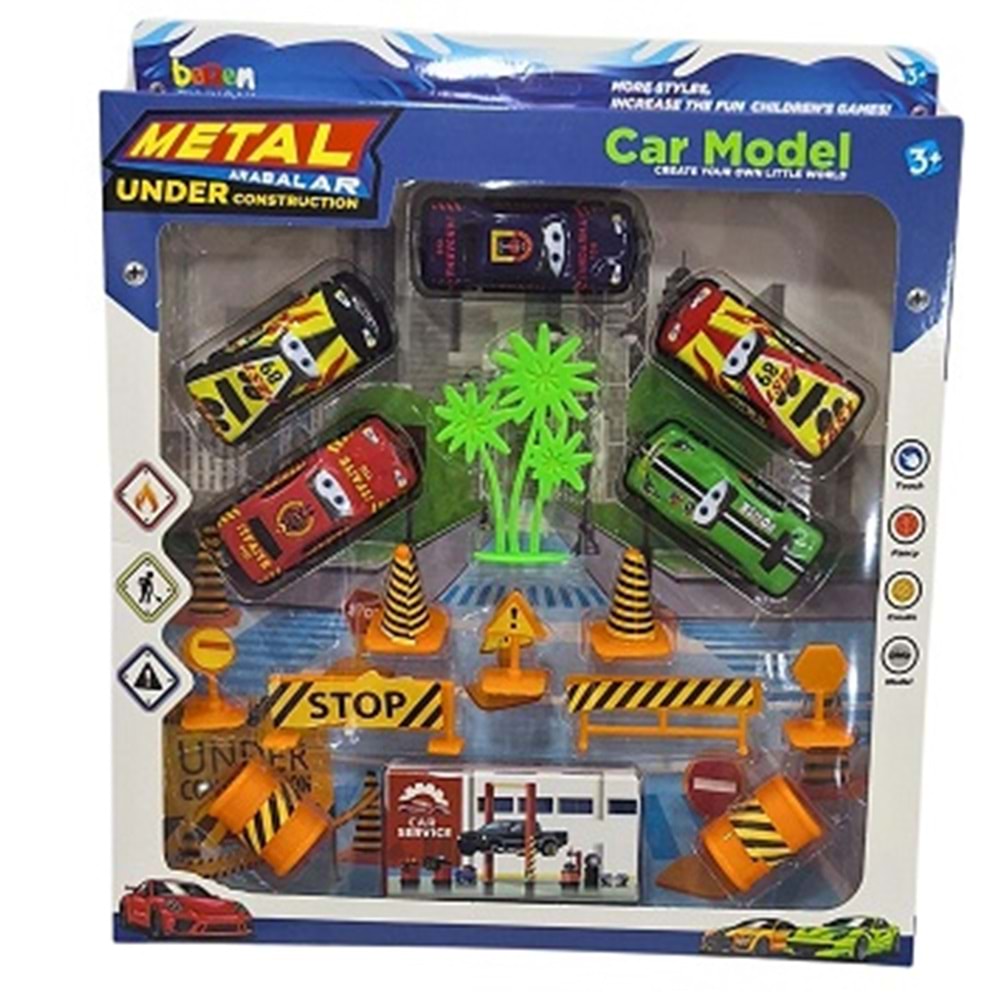 BEREN KUTULU METAL TRAFİK SETİ 60 LI