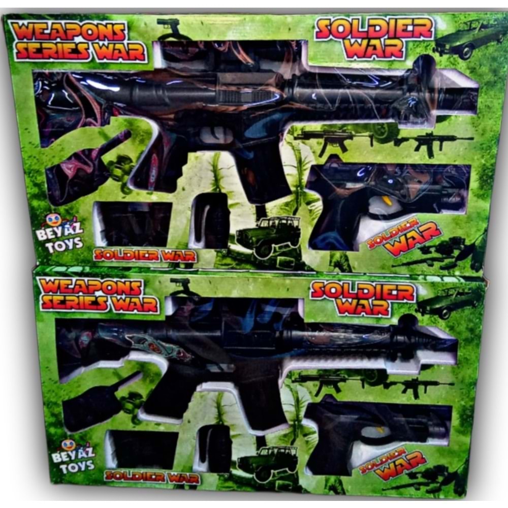 BEYAZ TOYS KUTULU BÜYÜK BOY SİLAH SETİ