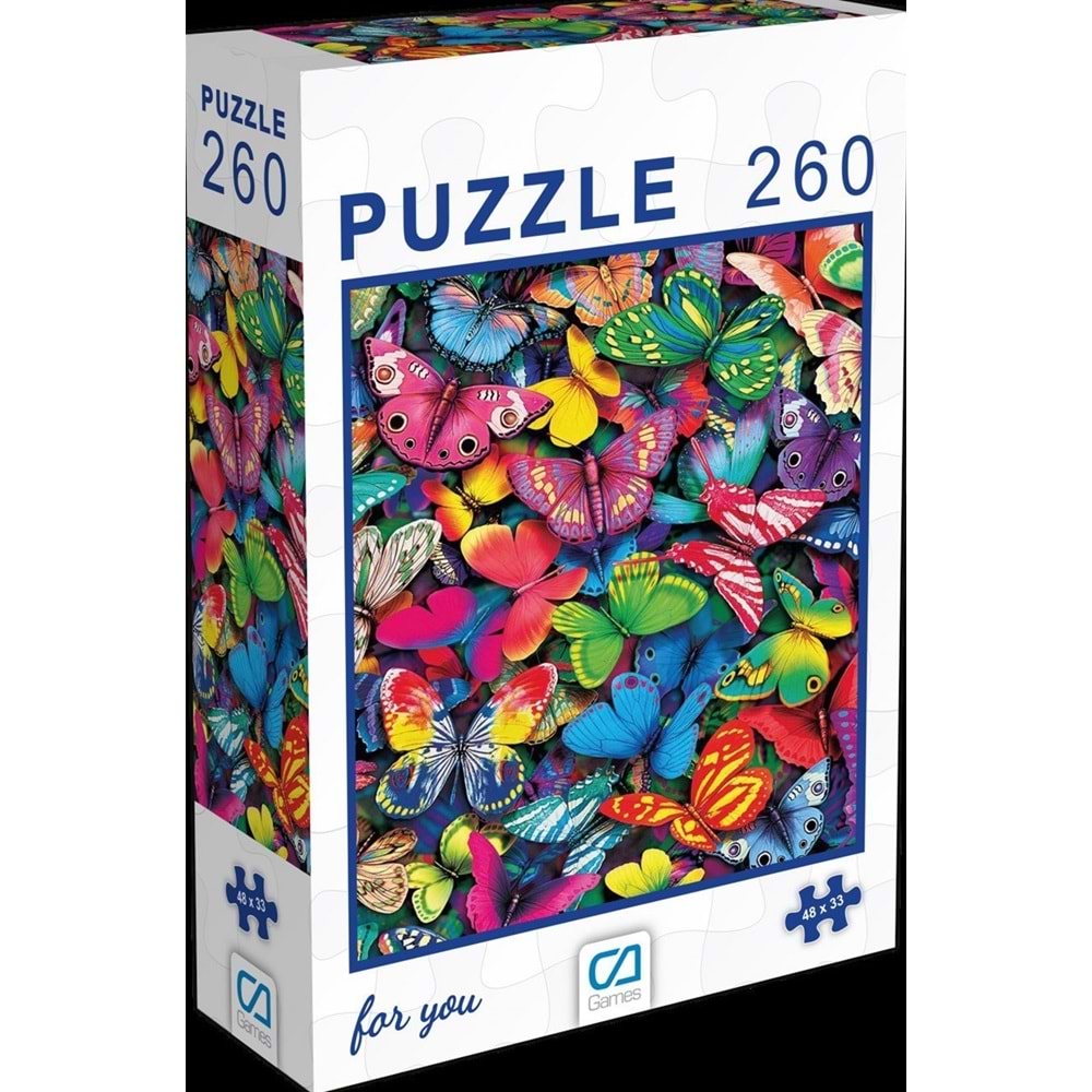 CA GAMES 260 PARÇA PUZZLE KELEBEKLER