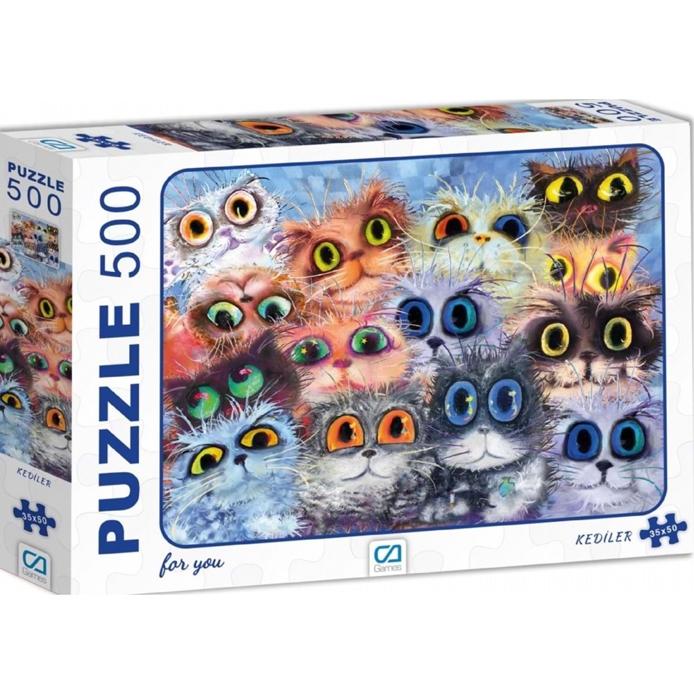 CA GAMES KEDİLER 500 PARÇA PUZZLE