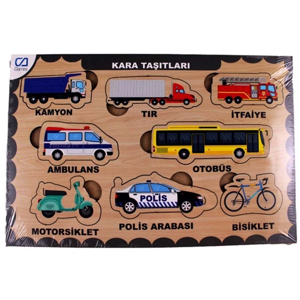 CA GAMES AHŞAP KARA TAŞITLARI EĞİTİCİ SET