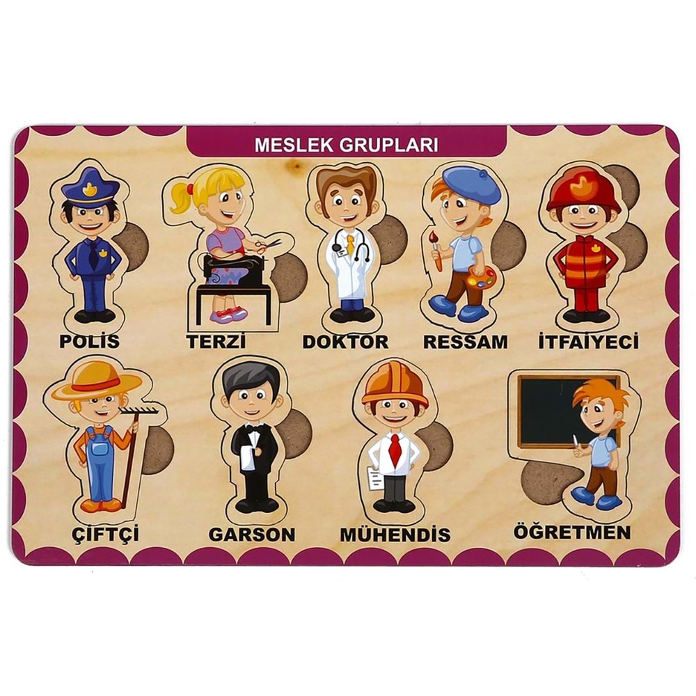 CA GAMES AHŞAP MESLEK GRUPLARI EĞİTİCİ SET