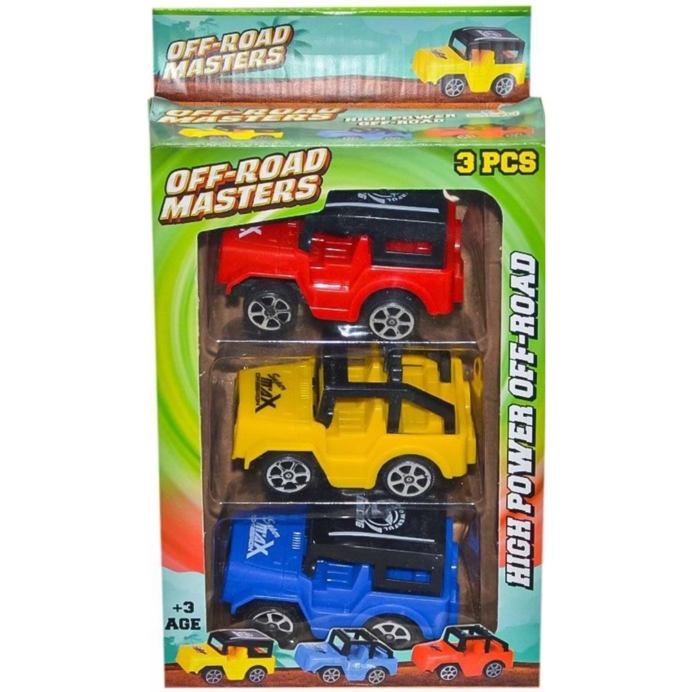 CAN-ALİ TOYS OFF-ROAD 3 LÜ JEEP
