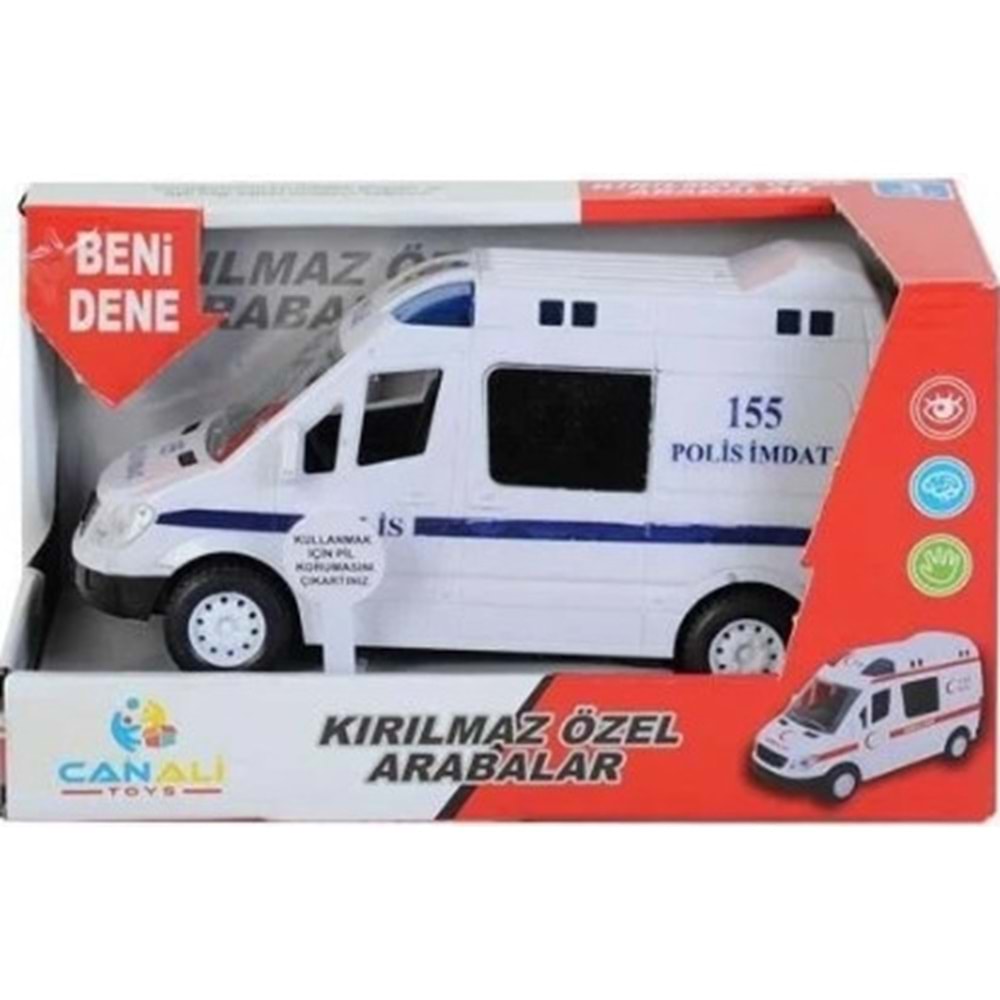 CAN ALİ IŞIKLI SESLİ PİLLİ POLİS EKİ X48
