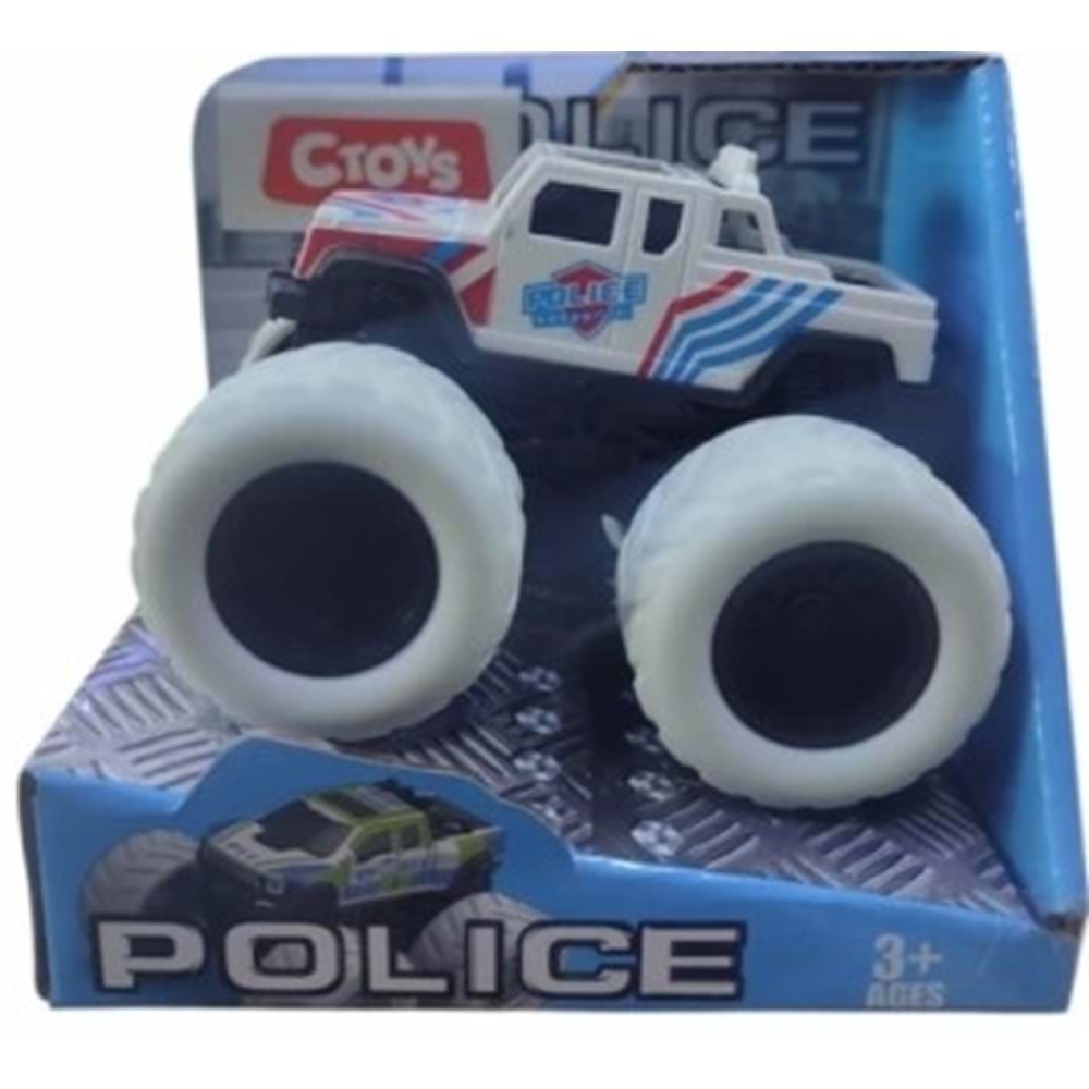 CEREN POLİS ARAZİ ARACI BÜYÜK TEKERLEKLİ 1:32