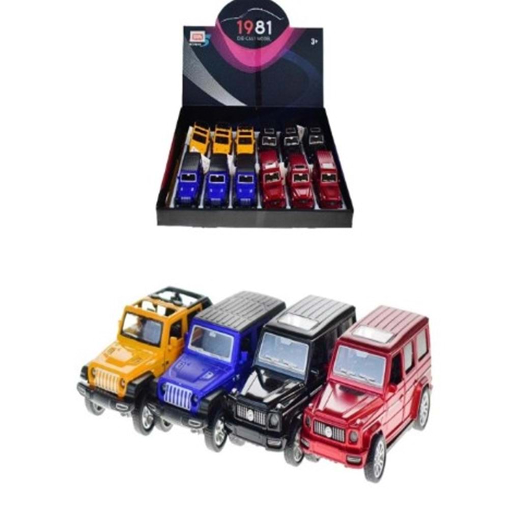 CEREN ÇEK BIRAK KAPILARI AÇILAN JEEP 1:32