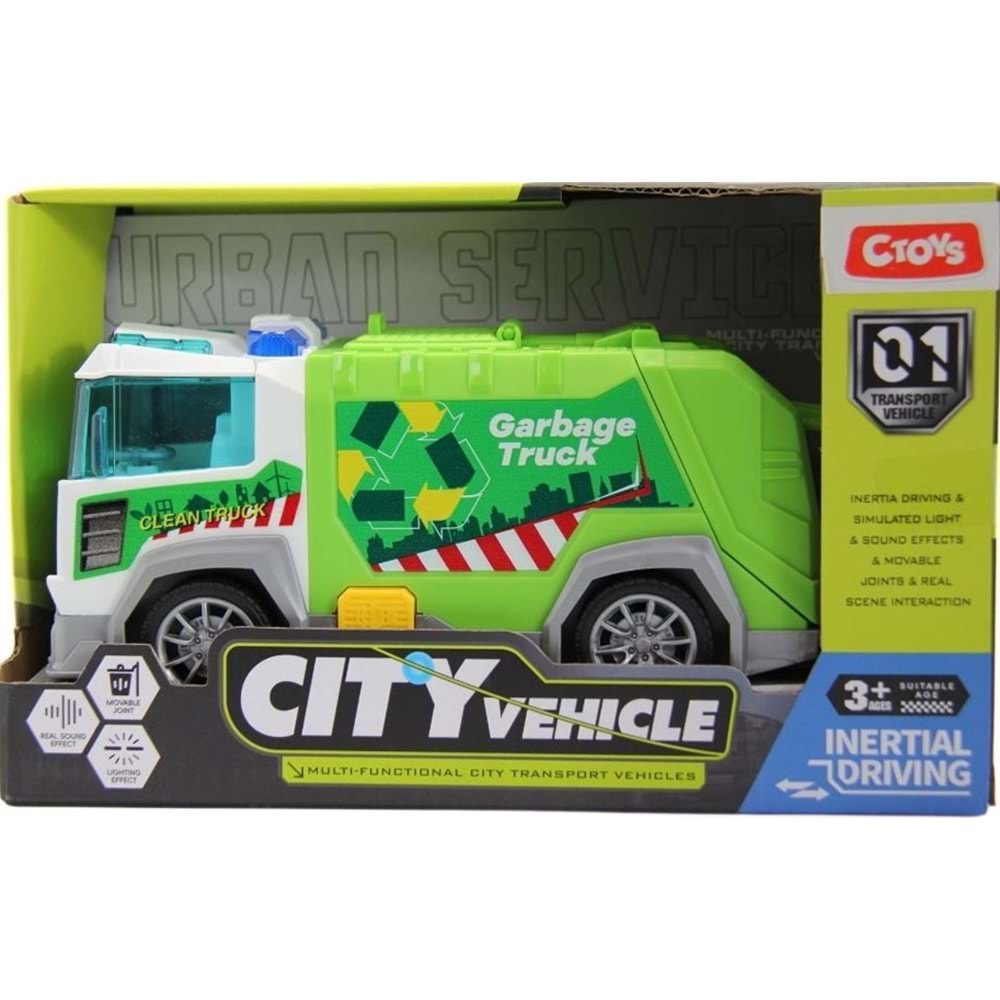 CEREN SESLİ VE IŞIKLI ÇÖP KAMYONU 1:20