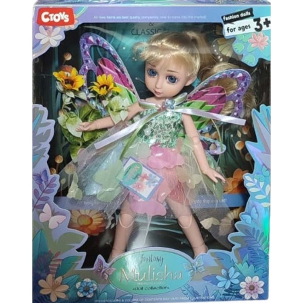 CEREN ÇİÇEK AKSESUARLI BEBEK 12 INCH