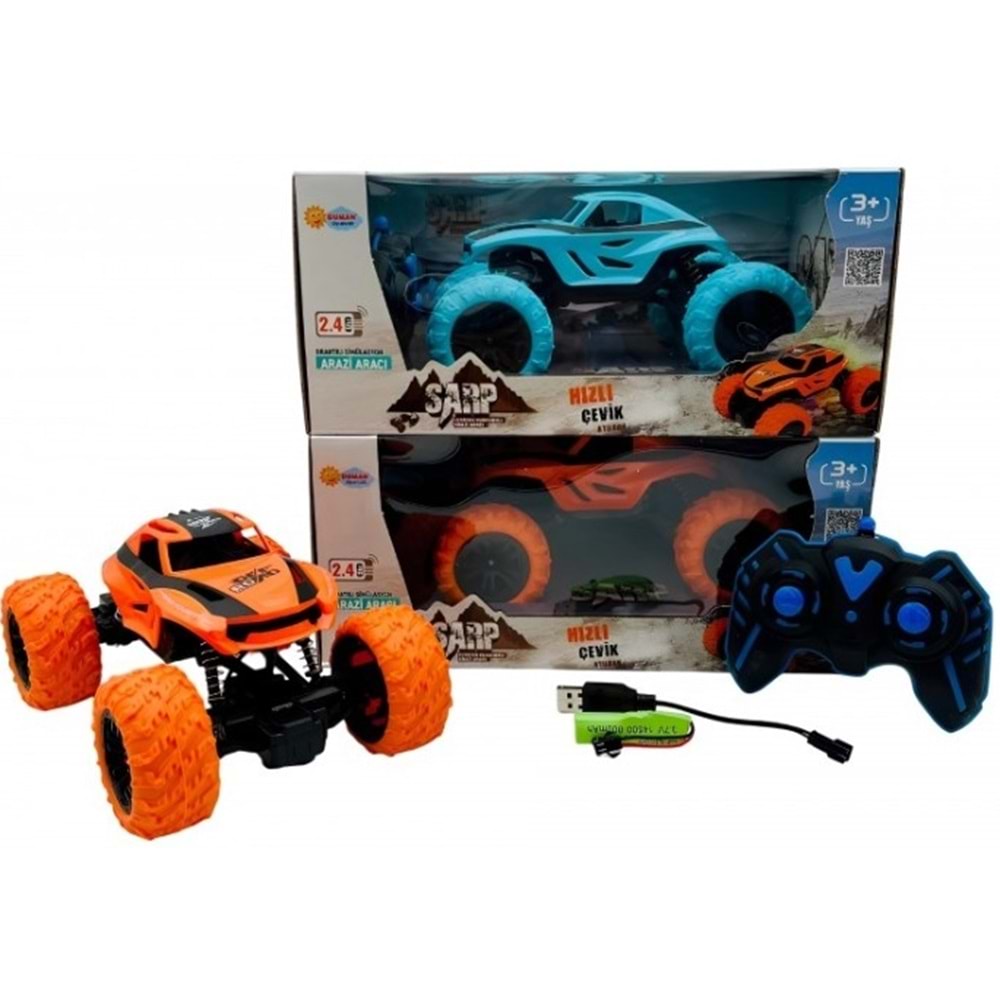 DUMAN UZAKTAN KUMANDALI SARP ŞARJLI ARABA