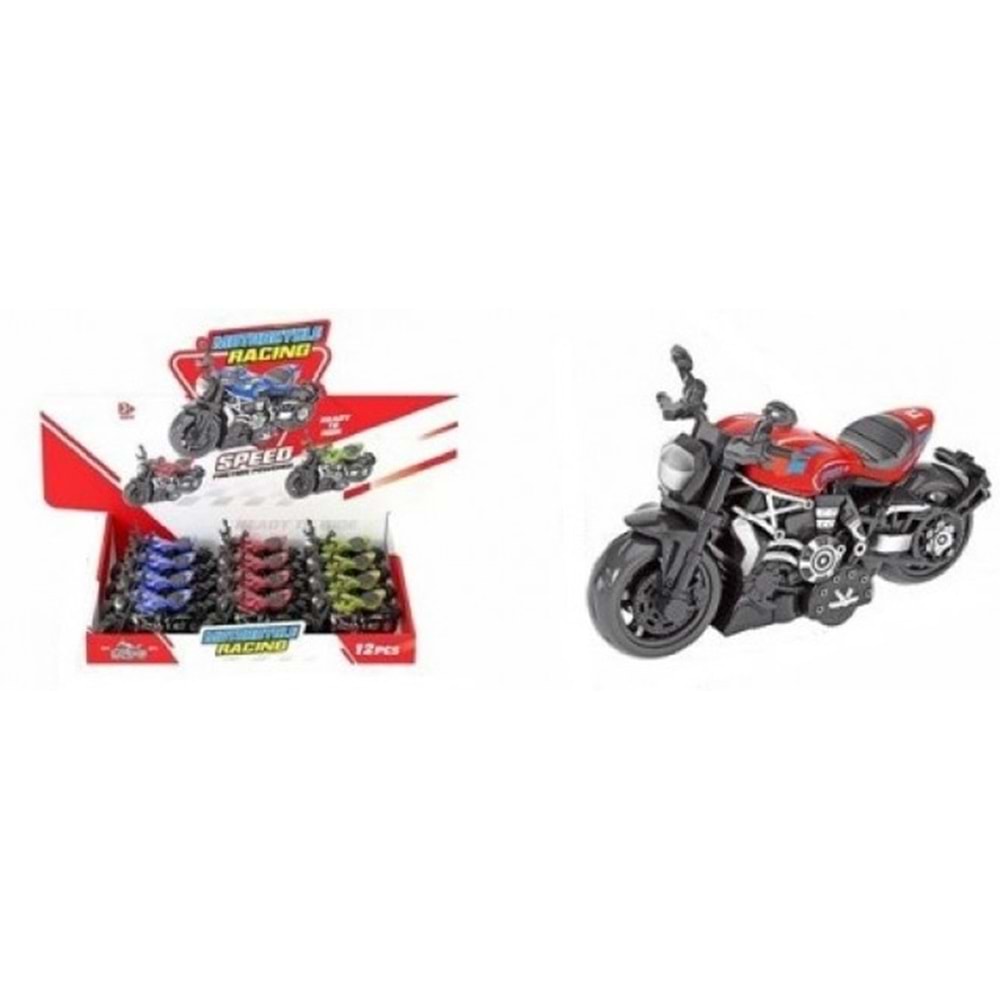 DUMAN TOYS KUTUDA 12 Lİ SÜRTMELİ MOTORSİKLET