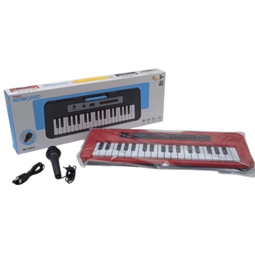 DUMAN 37 TUŞ PİLLİ USB KABLOLU MİKROFONLU PİANO