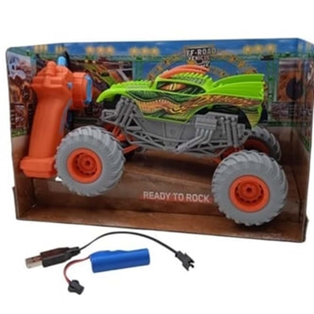 DUMAN UZAKTAN KUMANDALI ŞARJLI MONSTER ARABA