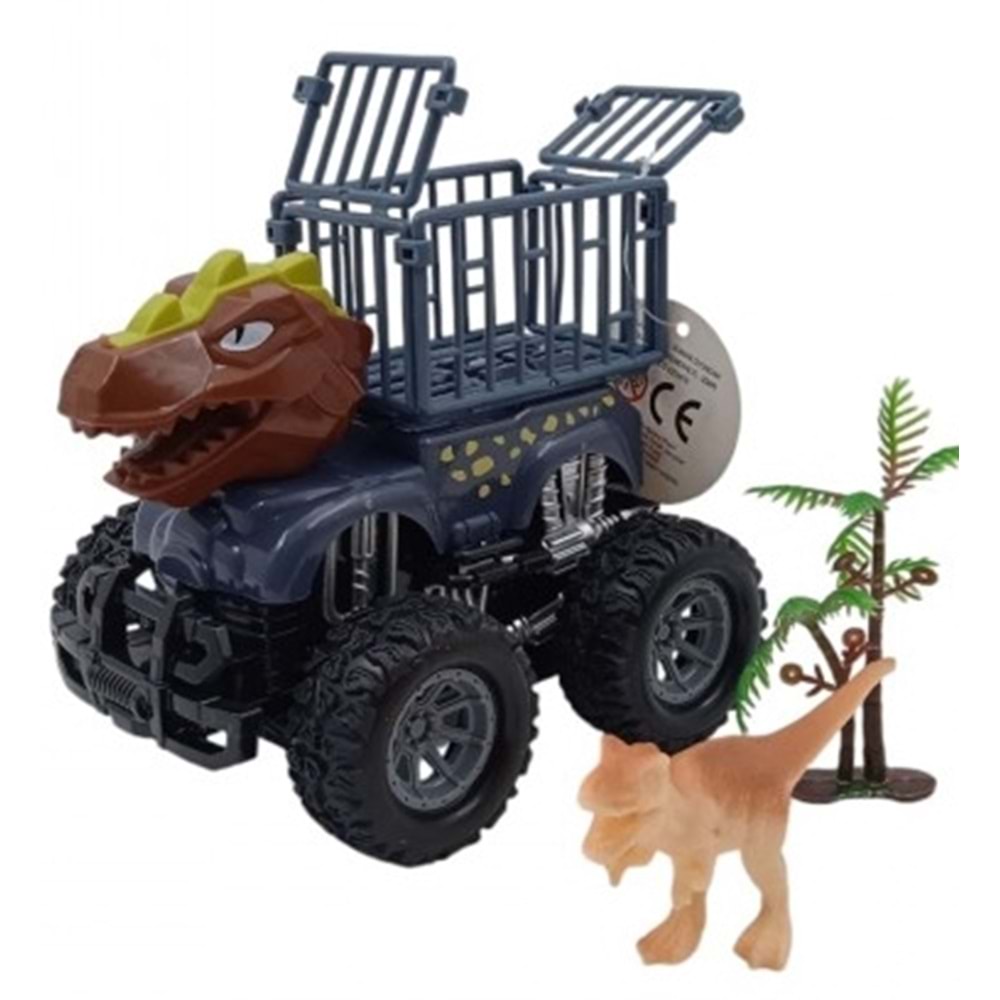 DUMAN TOYS 8 Lİ SÜRTMELİ DİNAZOR OTO