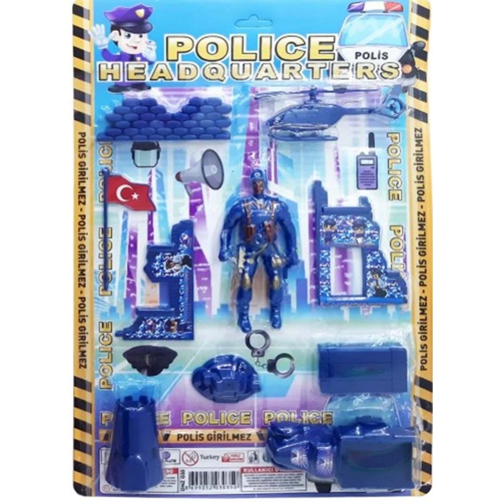 KETTE TOYS KARTELA POLİS SETI