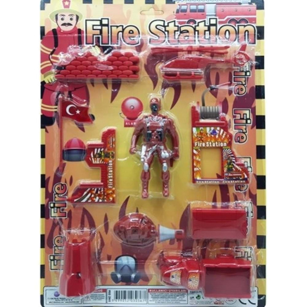 KETTE TOYS KARTELADA İTFAİYE SETİ