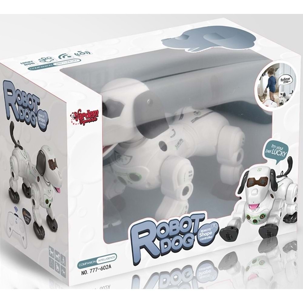 VARDEM UZK. KUM. ISIKLI VE SESLI AKILLI ROBOT KOPEK