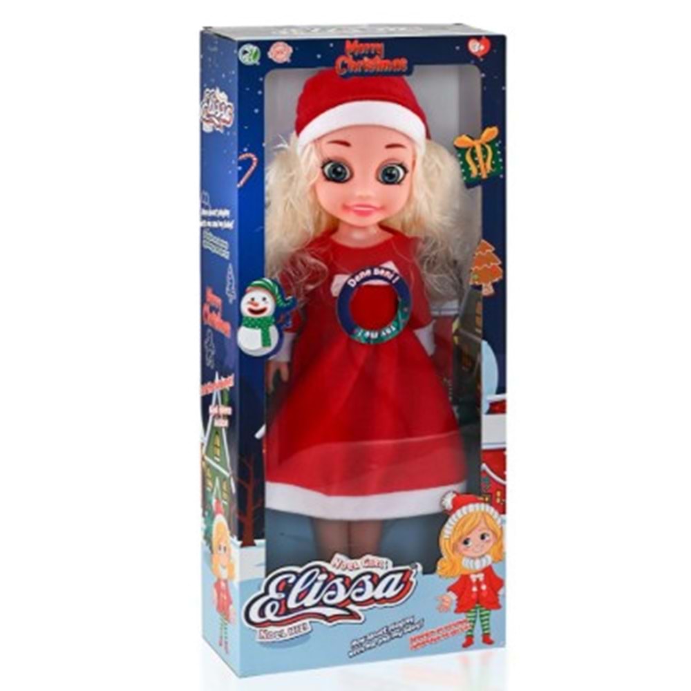 GLOBAL TOYS NOEL ELBİSELİ ELİSSA BEBEK