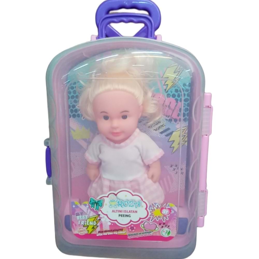 KİNG TOYS ROZA ÇANTALI BEBEK