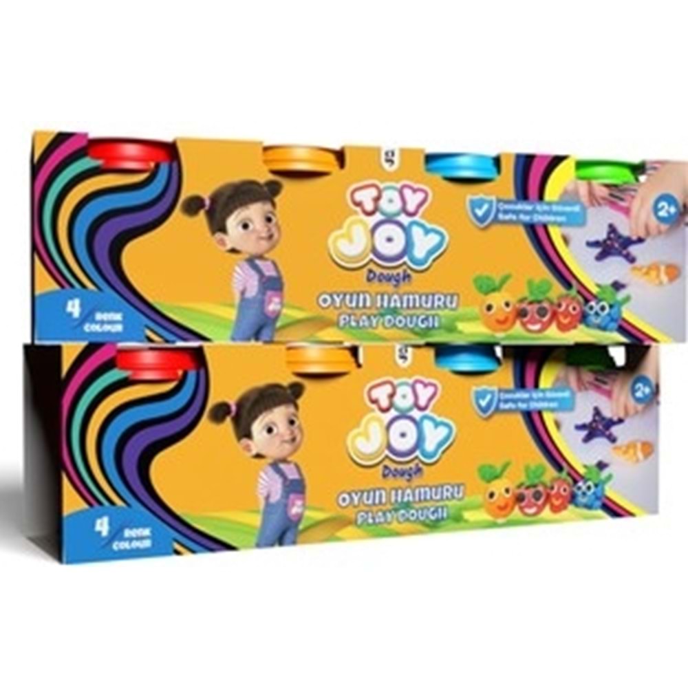 GLOBAL TOY JOY DOUGH 4 LÜ OYUN HAMURU 120 GR x24