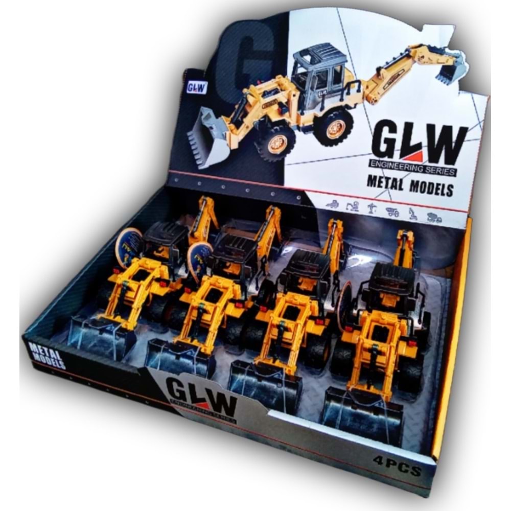 CAN-ALİ TOYS SÜRTMELİ METAL BAŞLIKLI İŞ MAKİNASI