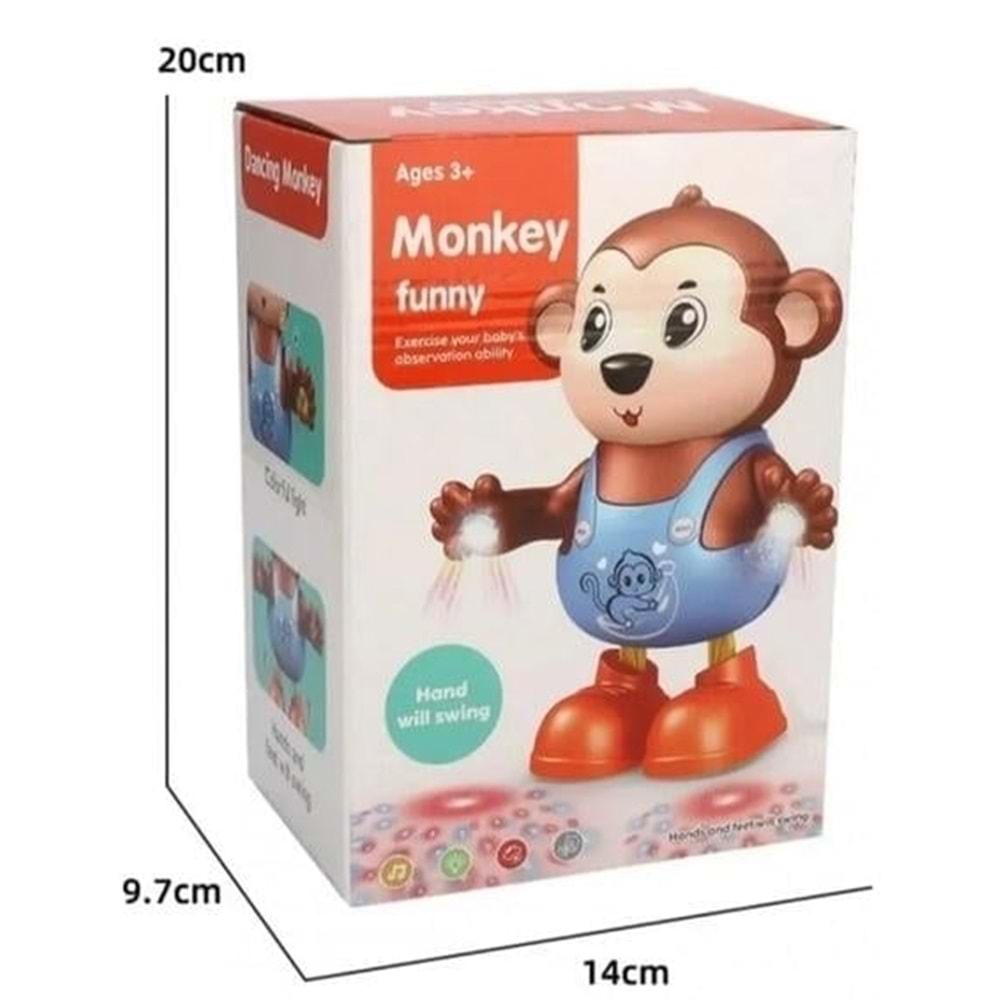 CAN-ALİ TOYS PİLLİ IŞIKLI DANS EDEN MAYMUN