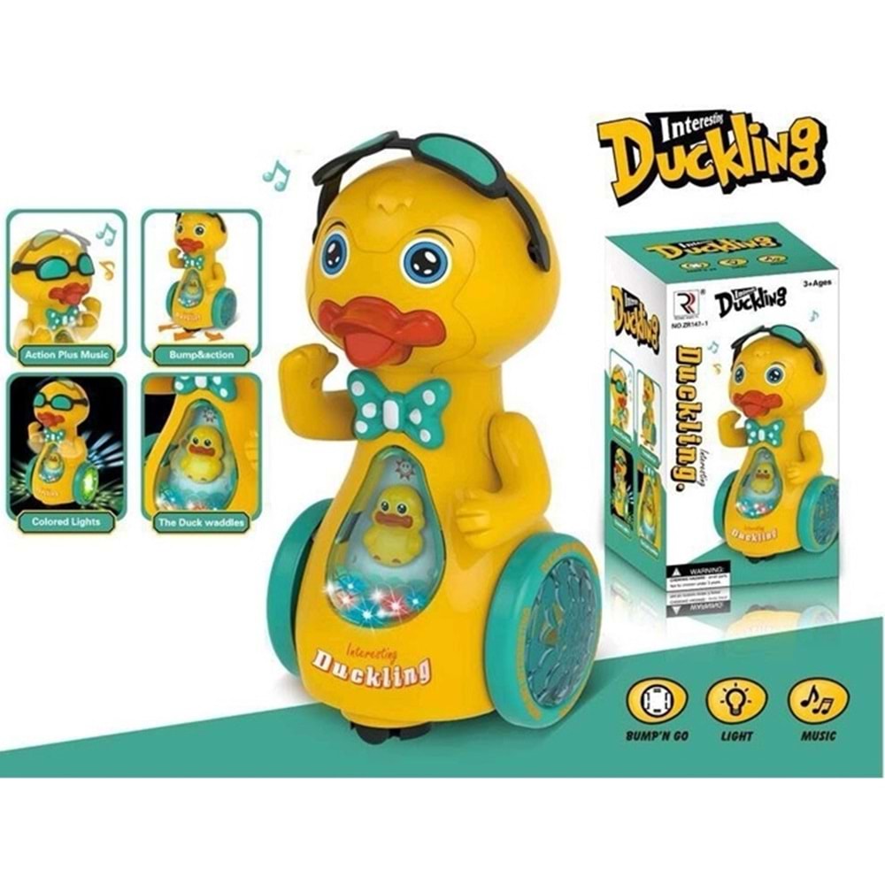 CAN-ALİ TOYS PİLLİ GÖZLÜKLÜ ÖRDEK ÇARP DÖN
