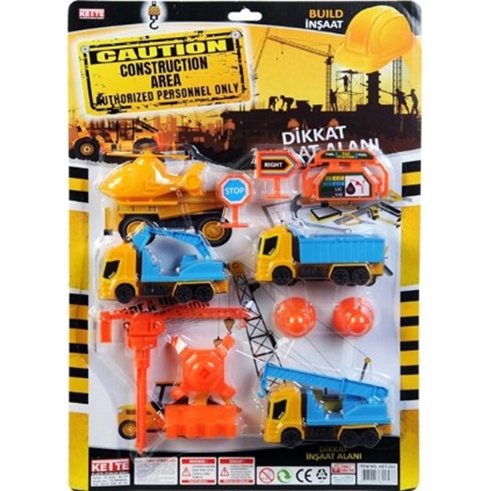 KETTE TOYS KARTELADA İNŞAAT ARAÇLARI