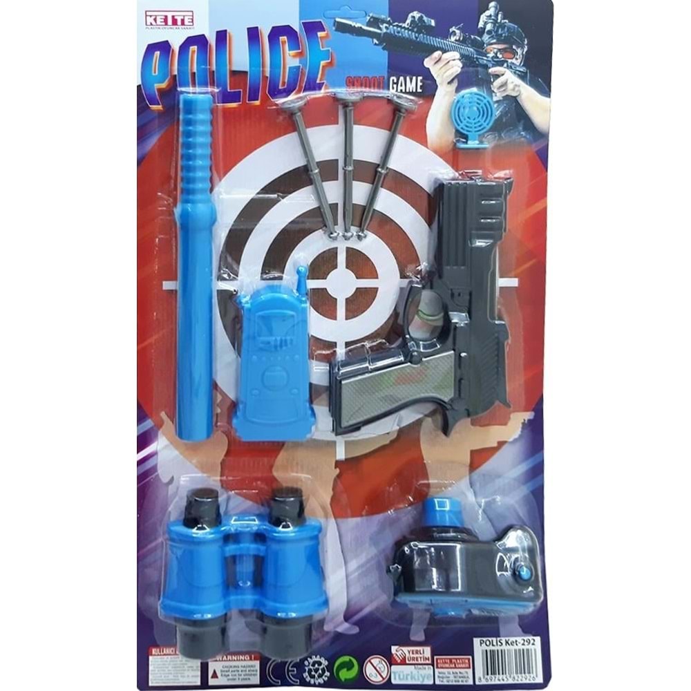 KETTE TOYS KARTELADA POLİS SETİ