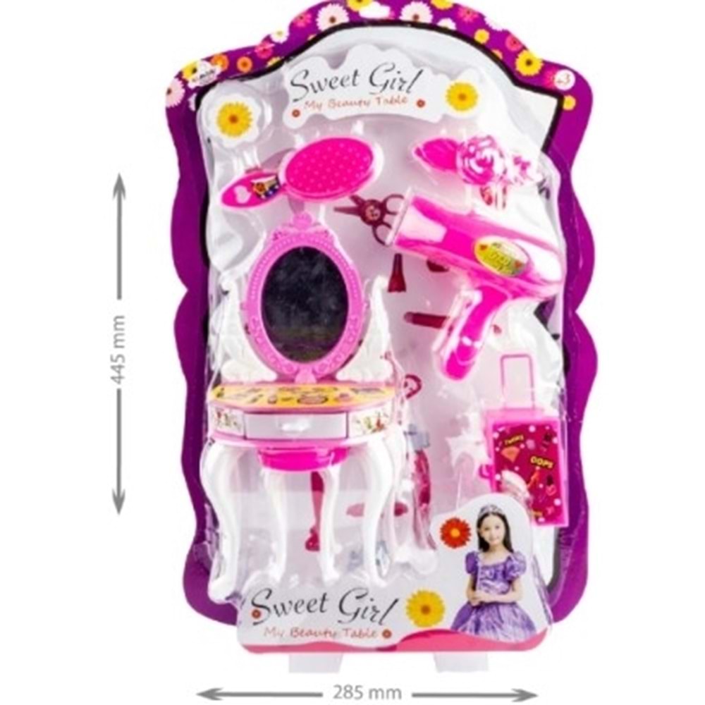 KEMBAY TOYS SWEET GİRL GÜZELLİK SETİ