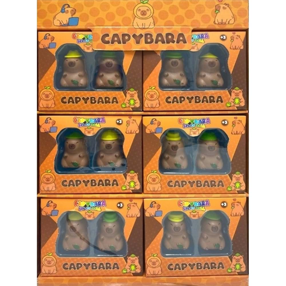 KEMBAY TOYS 2Lİ KÜÇÜK CAPYBARA STANDLI*144
