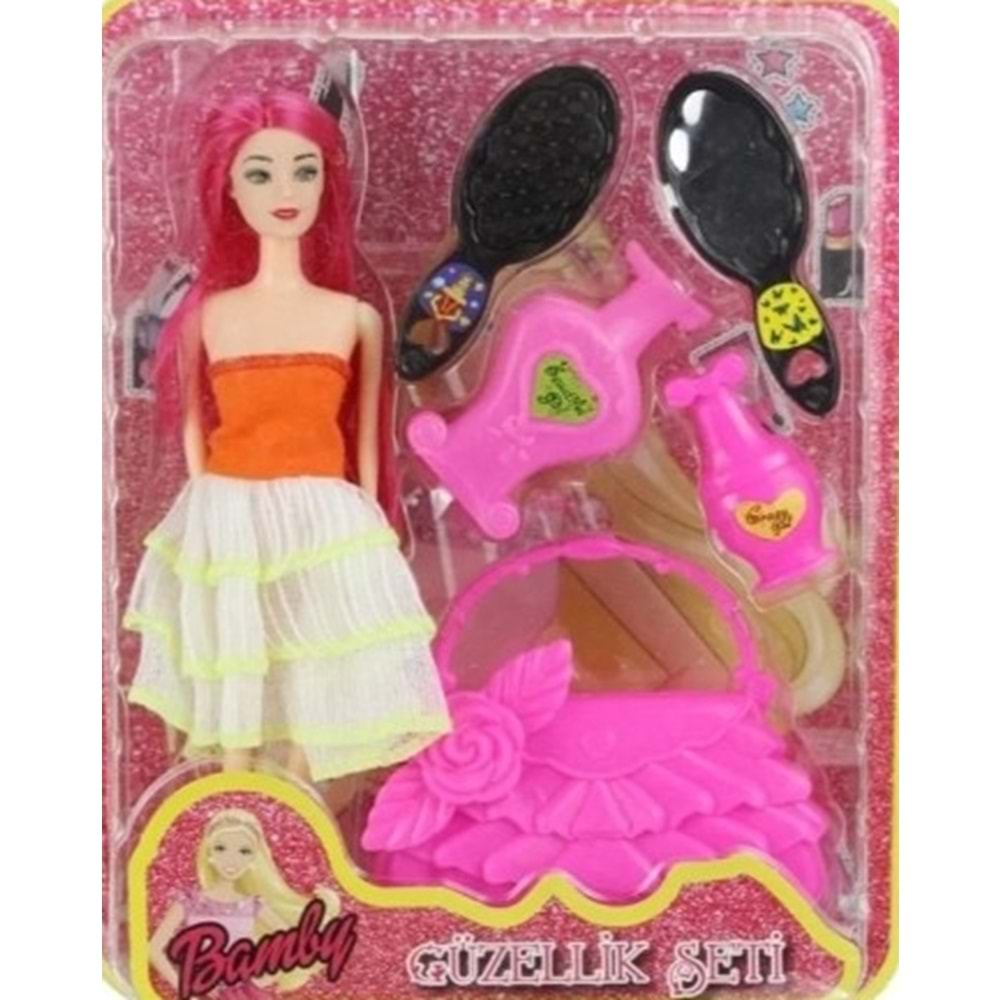 KEMBAY TOYS BAMBY BEBEKLİ GÜZELLİK SETİ*48