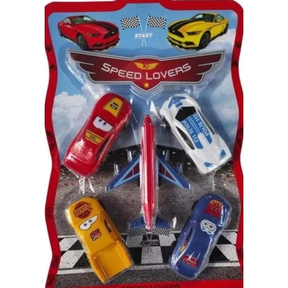 KEMBAY TOYS 5 Lİ KARTELA ARABA