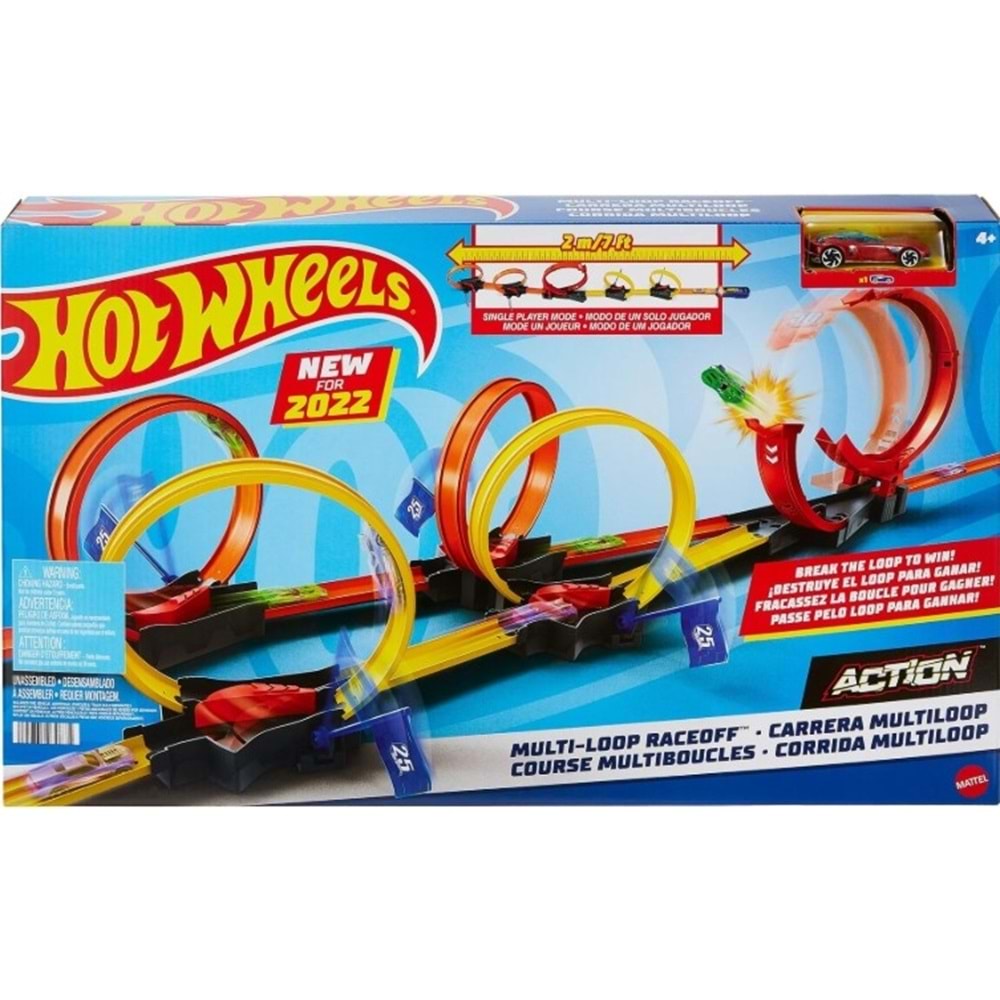 KIZILKAYA HOT WHEELS ÇOK ÇEMBERLİ YARIŞ SETİ