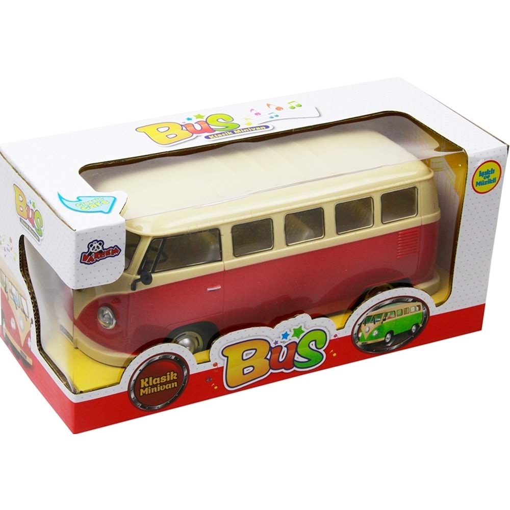 VARDEM TOYS KUTULU PILLI KLASIK OKUL OTOBUSU