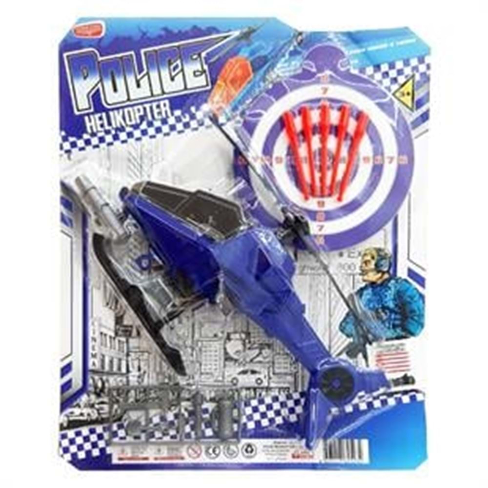 NİZAM TOYS KARTELA POLİS HELİKOPTER SETİ
