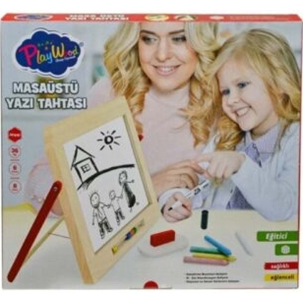 ONYIL TOYS KUTUDA AHŞAP MASA ÜSTÜ YAZI TAHTASI